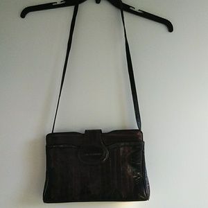 Vintage Eel skin shoulder bag